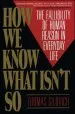 Audiobook How we Know What Isn'T so author Thomas Gilovich