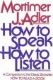 Audiobook How to Speak, how to Listen author Adler