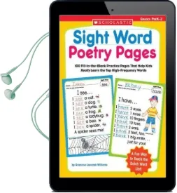 Sight Word Poetry Pages: 100 Fill-In-The-Blank Practice Pages That Help Kids Really Learn the top High-Frequency Words Audiobook download free by Rozanne Lanczak Williams