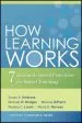 Audiobook How Learning Works: Seven Research-Based Principles for Smart Teaching author Susan A. Ambrose