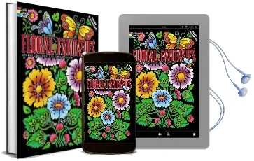 Floral Fantasies Stained Glass Coloring Book Audiobook download free by Maggie Swanson