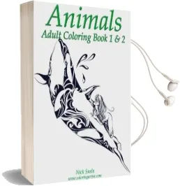 Animals Adult Coloring, Book 1 & 2 Audiobook download free by Nick Snels