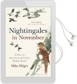 Nightingales in November: A Year in the Lives of Twelve British Birds Audiobook download free by Mike Dilger