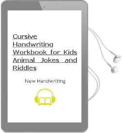 Cursive Handwriting Workbook for Kids: Animal Jokes and Riddles Audiobook download free by New Handwriting