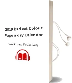 2019 bad cat Colour Page-A-Day Calendar Audiobook download free by Workman Publishing
